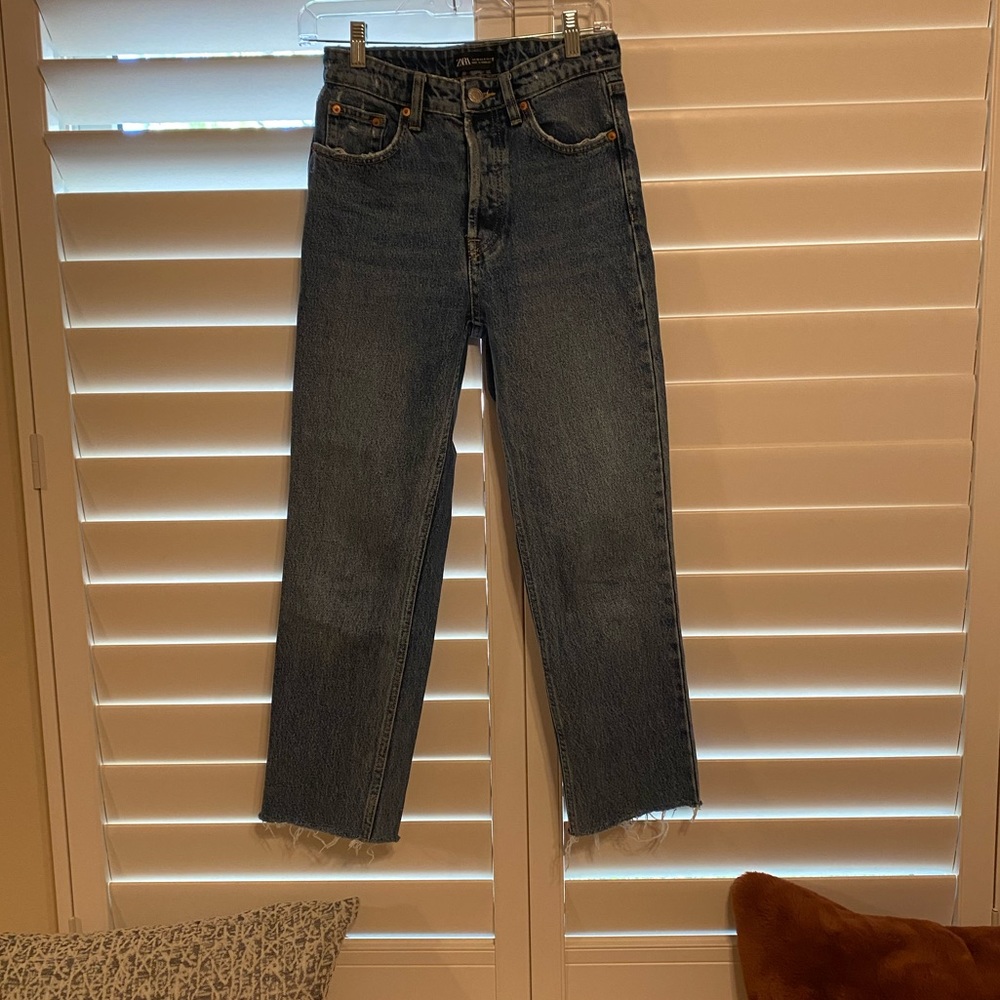 Zara straight leg jeans